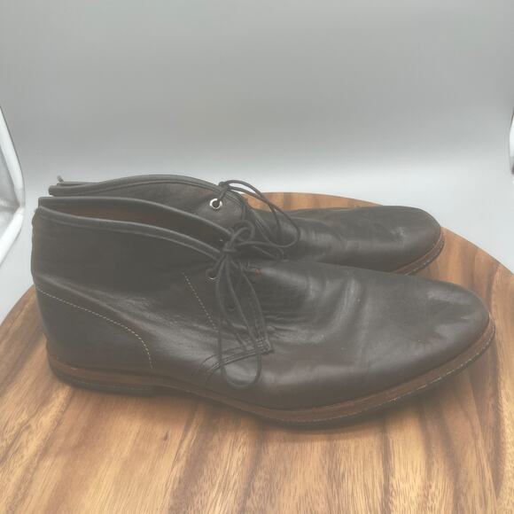 Timberland Wodehouse Boots Mens Size 11 Black Leather Chukka Casual Comfort - Picture 1 of 8